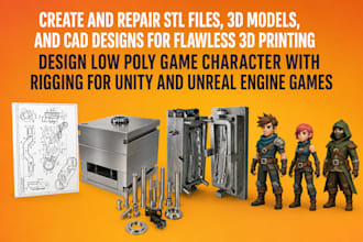 create solidworks injection mold and 3d cad design for manufacturing
