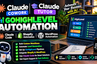 claude cowork claude tutor gohighlevel automation shopify claude code openrouter