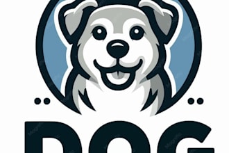 design a trendy logo for luxury dog product