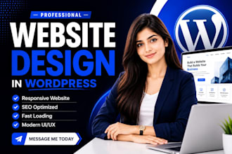 design a modern responsive UI UX website