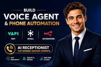 build vapi retell ai voice agent ai receptionist and phone automation