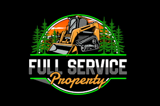 design professional lawn landscaping logo