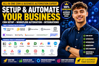 setup kickserv knowify buildxact coconstruct builder prime CRM automation