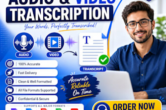 do accurate audio and video transcription