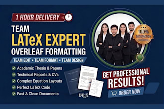 edit and format latex overleaf documents professionally