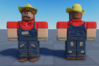 build an anime game character or roblox ugc bundle