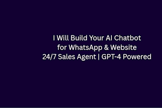 build ai chatbot for whatsapp website telegram