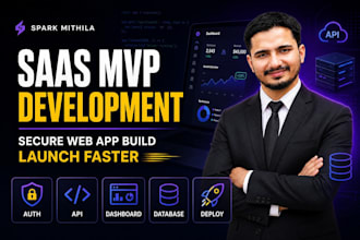 build a secure saas mvp web app for your startup