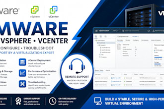 install, configure and troubleshoot vmware esxi, vsphere and vcenter