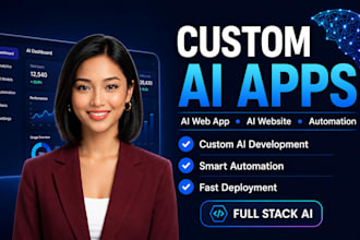 build web app, ai website and custom ai automation solutions