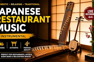 record authentic japanese shakuhachi, koto and shamisen for your music