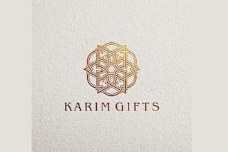 design premium gift company logo