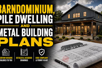 draft barndominium pole barn house plans pile dwelling and metal building plans
