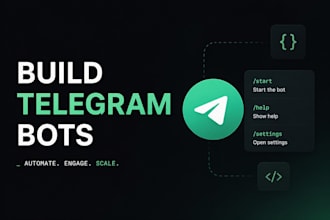 build custom telegram bot using python and aiogram