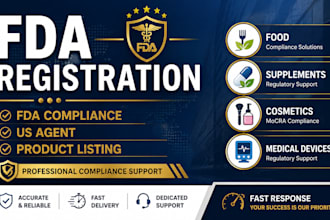 do fda registration, US agent, mocra fda compliance and fda product listing