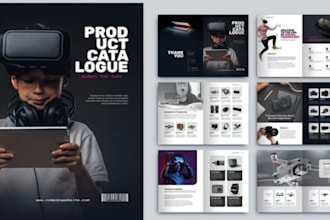 design product catalog, sell sheet, loobook for promoting and marketing brands