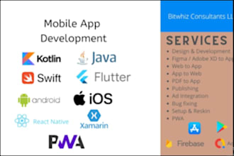 convert website to app, android app, ios app, and webview app