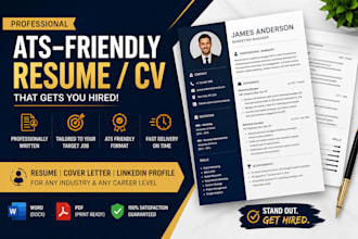 write a professional ats friendly resume