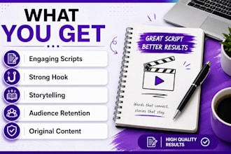 write engaging youtube scripts and ai prompts