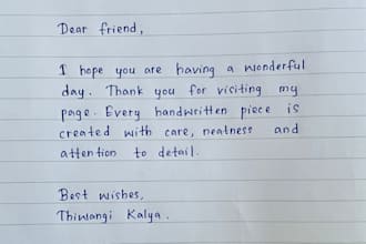 handwrite notes and letters