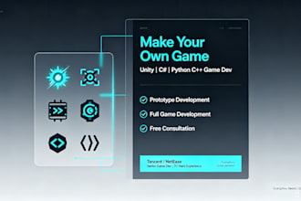 develop 2d casual game or simple hyper casual mobile game in unity