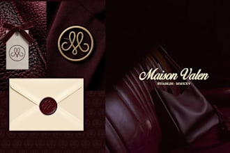 design a luxury clothing brand logo and monogram