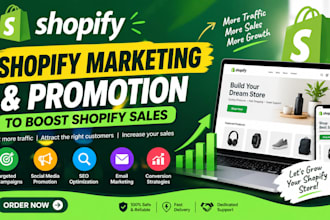 do shopify marketing and shopify promotion to boost shopify sales