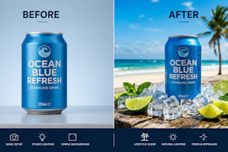 create ai generated product photography image in 1 hour