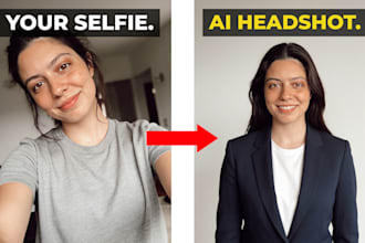 turn your selfies into professional business headshots