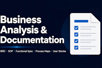 write your brd, sop, functional spec or process documents