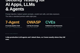 security test your ai app, llm chatbot or agents
