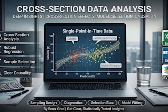 run cross sectional regression analysis in stata, r, or eviews