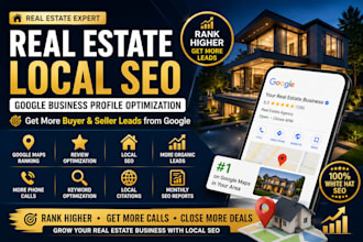 do real estate SEO, optimize your google business profile to rank on maps