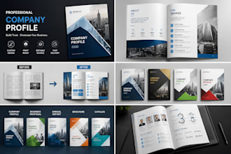 design a professional company profile