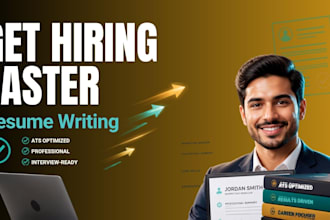write an professional ats resume cover letter linkedin opt