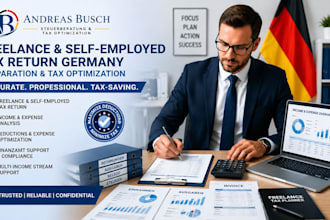 prepare and file german freelance and self employed tax returns professionally