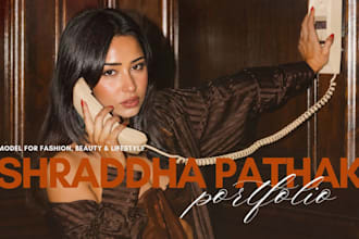 be a professional indian female model for your brand
