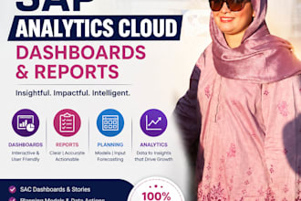 create  sap analytics cloud sac dashboards and stories