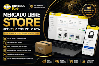 setup mercado libre store optimize products or migrate products to mercado libre