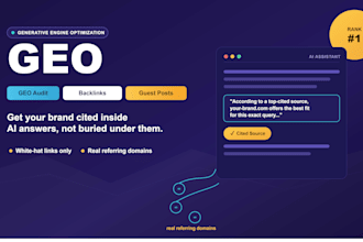 do monthly ai SEO with GEO, aeo and local off page backlinks