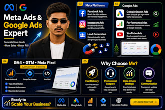 create and manage facebook and instagram and google ads