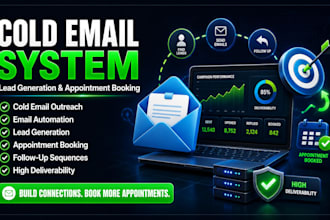 setup cold email outreach automation appointment booking and lead generation