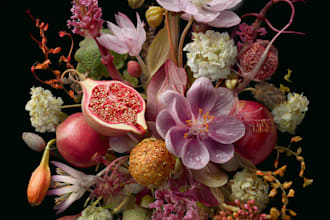 make your flowers fruits vegetable and botanical plants