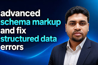set up advanced schema markup and fix structured data errors