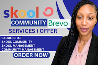 skool community setup email marketing management on brevo or convertkit
