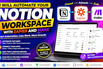 automate your notion automation with zapier, CRM and make