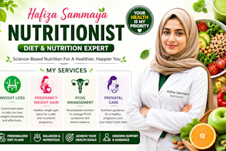 be your personal dietitian and nutritionist
