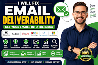 fix email deliverability in klaviyo flodesk eloqua, zoho kartara office365