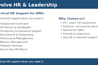 create bespoke UK HR policies and employee handbook