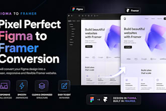 convert figma or websites into framer